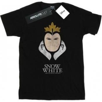 Snow White Hidden Illusion Cotton Tee for Women