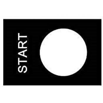 Controllo START ZB2BY2303 in colore nero