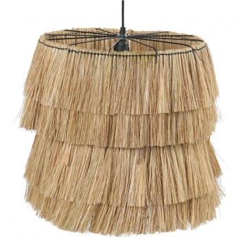 Pendelleuchte DKD Home Decor Jute & Metall 40 W (40 x 40 x 53 cm)