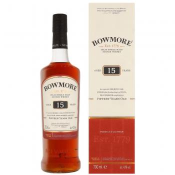 Bowmore 9 ans Islay single malt whisky 40% 0,7l en boîte cadeau