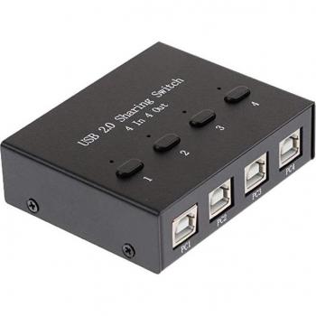 KVM 4 pulgadas con Concentrador de Teclado e Impresora