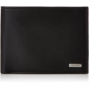 Calvin Klein Rail 10Cc Coin Pass Wallet, Men's, Black