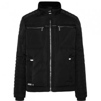 CAMP DAVID Herren Winterjacke mit Brusttaschen schwarz