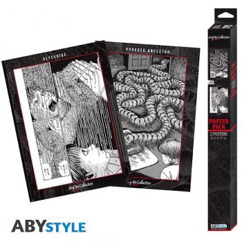 Junji Ito Chibi Poster Set