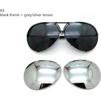 Gafas de sol P8478 con lentes intercambiables y funda