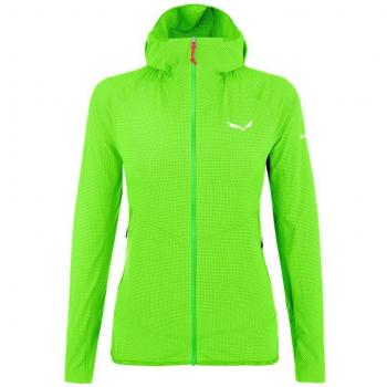 Manteau Salewa Sorapis Durastretch Capuche pour Femmes Vert Numéro 42