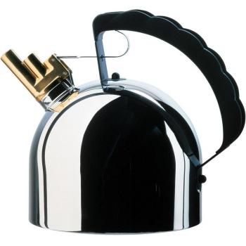 Alessi 9091 FM Bollitore di Design con Fischietto Melodico