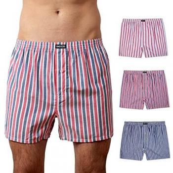 Snocks American Boxershorts Herren 3er Mix Baumwolle