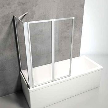 Pare-baignoire angle Schulte avec 2 volets pivotants
