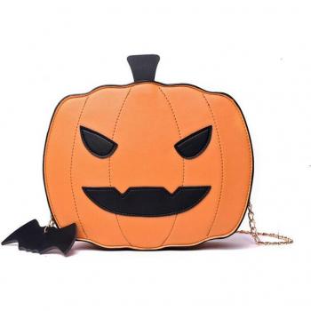 Spooky Pumpkin Messenger Shoulder Bag