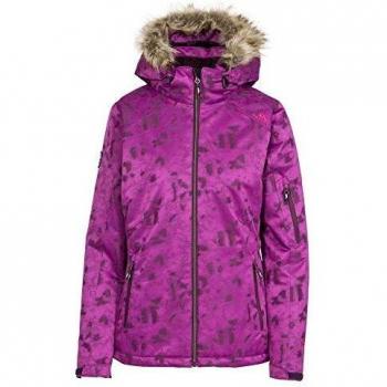 Veste de ski Trespass Merrion Femme imperméable capuche couleur orchidée violette S