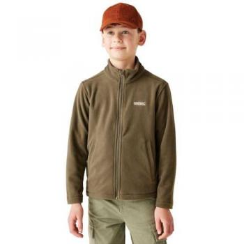 Regatta King II Full Zip Kids Fleece, 13 Years, Olive Night