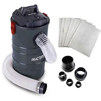Practixx PX-AS-100 Werkstattsauger – 1200 W, 215 m³/h, 65 L Metallbehälter, 2 m Schlauch Ø 100 mm