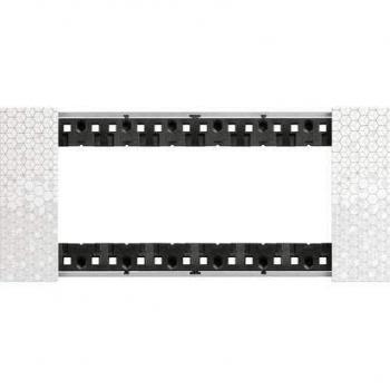 Bticino KA4806MW Plaque LED 6 modules colorés