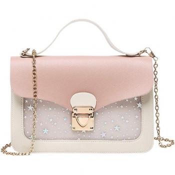 Bolso de hombro de lentejuelas con diseño de estrella