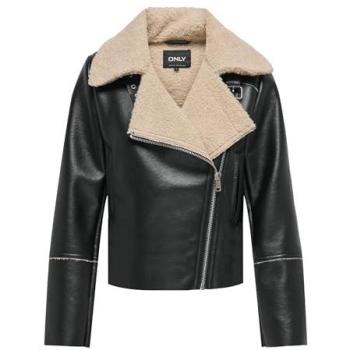 Moda Urbana: Cazadora de Cuero Only ONLDORA BONDED Mujer