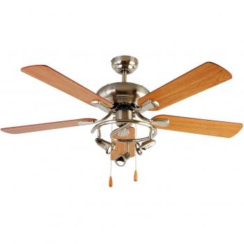 Ventilador de techo Orbegozo CT 19132 N, 3 velocidades y luz