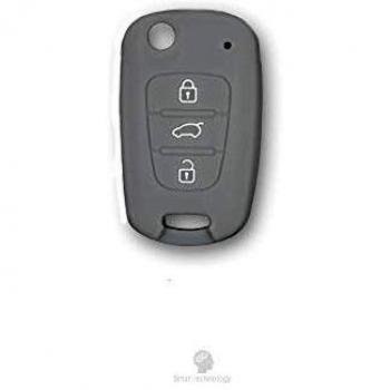 Lama e Cover in Silicone grigio – Protezione telecomando chiave auto Hyundai