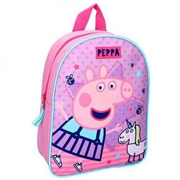Mochila Peppa Pig Oficial Asas Acolchadas 28cm