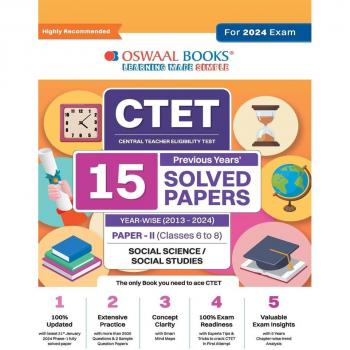 Oswaal CTET (Central Teachers Eligibility Test) Paper-II | Classes 6