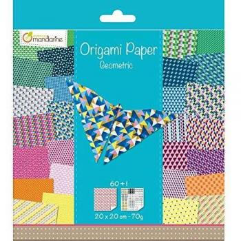 Origami Paper Geometric, 20x20 cm, 60F, 7