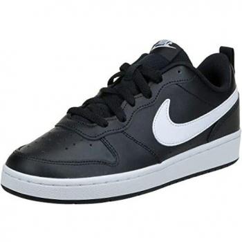 Scarpe da basket per ragazzi marca Nike, modello Court Borough Low 2 PSV, con chiusura veloce e lacci, tessuto sintetico, su