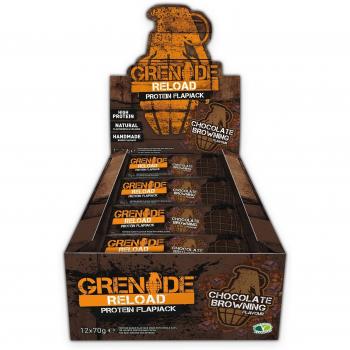 Chocolate Browning Reload 70 g Barras de Proteína – Paquete 12 unidades
