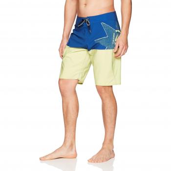 Bañador Volcom Lido Block Mod 21, Hombre, Azul (Oscuro/Lima)