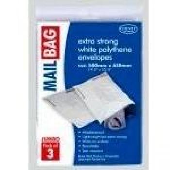 Hang Pack Jumbo Mailing Bags (Pack of 3)