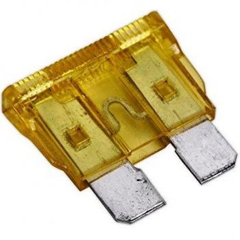 Sealey Automotive Standard Blade Fuse SBF2050, 20A, 34mm x 97mm x 129mm, Pack of 50