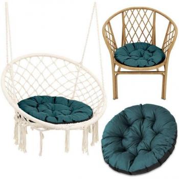 Coussin de Chaise Vert 60 Cm