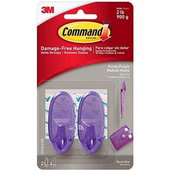 17091CLR-V Purple Hook Duo – Medium Size