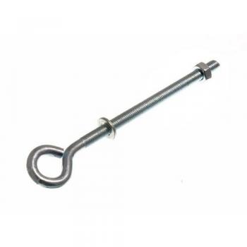 Bulk Pack of Weatherproof Eye Bolts with Nuts and Washers, Size M6 x 100mm