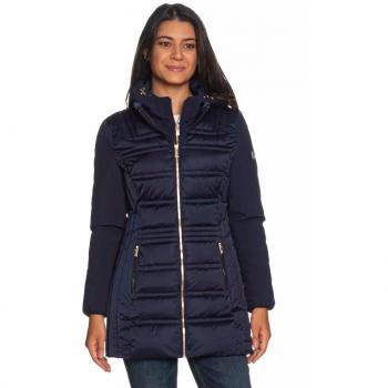 Stylish Blue Hooded Jacket for Women