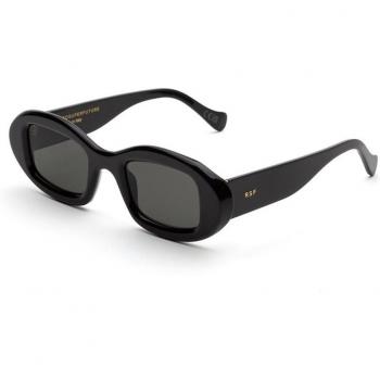 Retrosuperfuture TUTTO BLACK 9ZJ Gafas de Sol para Hombre con Lentes Negros