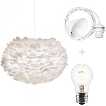 VITA Eos Medium Leuchte – 45 × 45 × 30 cm, LED A+ Weiss