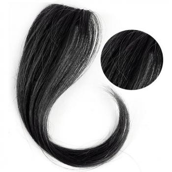 Cheveux humains XUANGUANG frange à clip d’un côté
