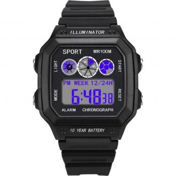 NeoRetro Analog‑Digital Fusion Watch for Men