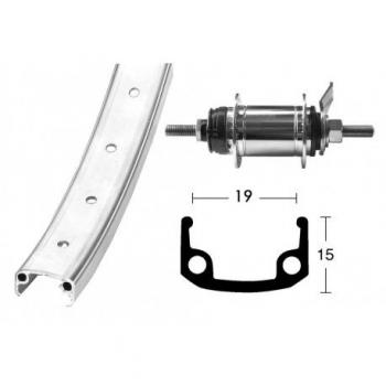 Roue AR 20 pouces 1.75 36T