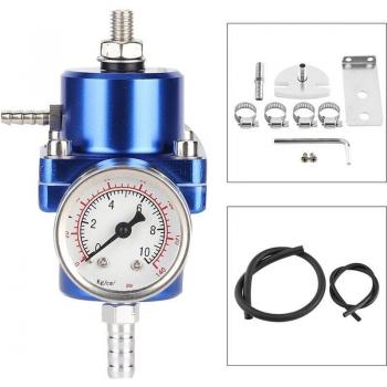 Regolatore Alluminio Jeffergarden 0‑140 PSI FPR, Tubi Flessi