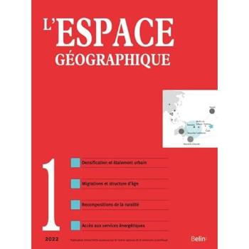 L'espace géographique n° 1-2022