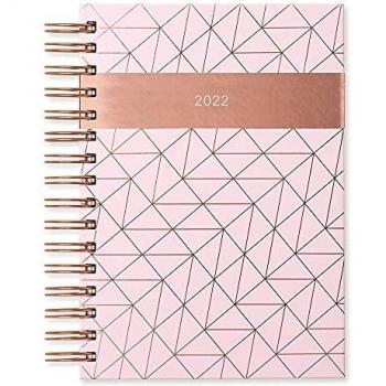 Rose Gold A5 Monthly Diary – Jan-Dec