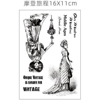 Tampon Vintage Ange – Collection Belle Époque