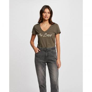 Estilo Dlagón: Camiseta Corto Manga Mujer con Mensaje MORGAN