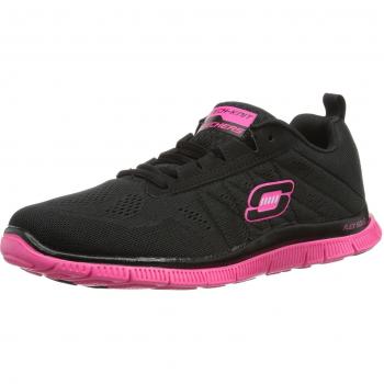 Skechers Flex Appeal Sweet Spot Women’s Workout Shoes – Black, UK 5