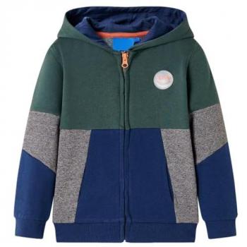 Sudadera con Capucha y Cremallera para Niños Arco Iris Conejo