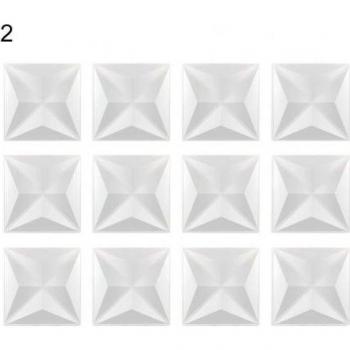 12Pcs Easy to Cut 3D Wall Panel for Hotel Decor