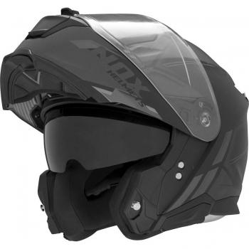 Casque Moto Nox Synchro N967 – Noir – L (Modulable)