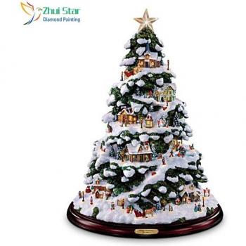 Zhui Star 5D Art-Home : Perceuse et Peinture Strass pour Arbre Noël