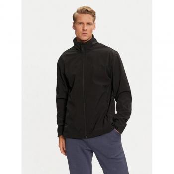 4F Herrenjacke M284 Softshell Stehkragen Schwarz